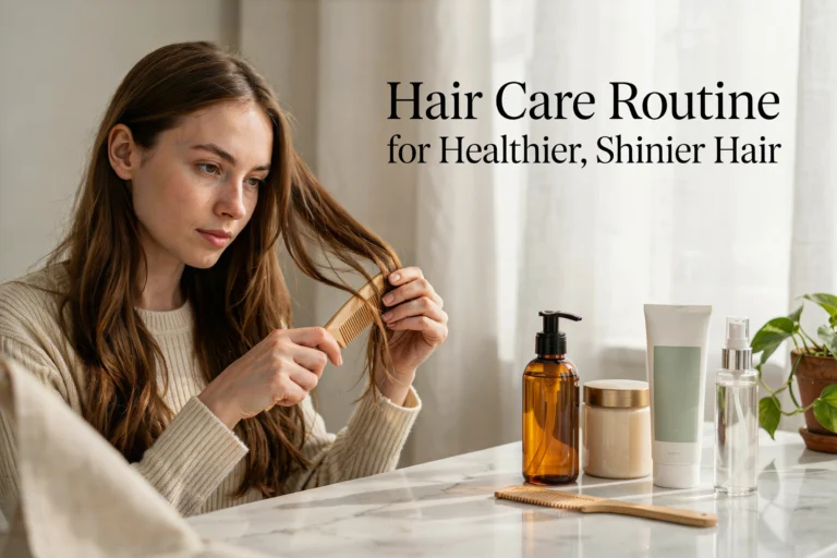 Hair Care Routine for Healthier, Shinier Hair